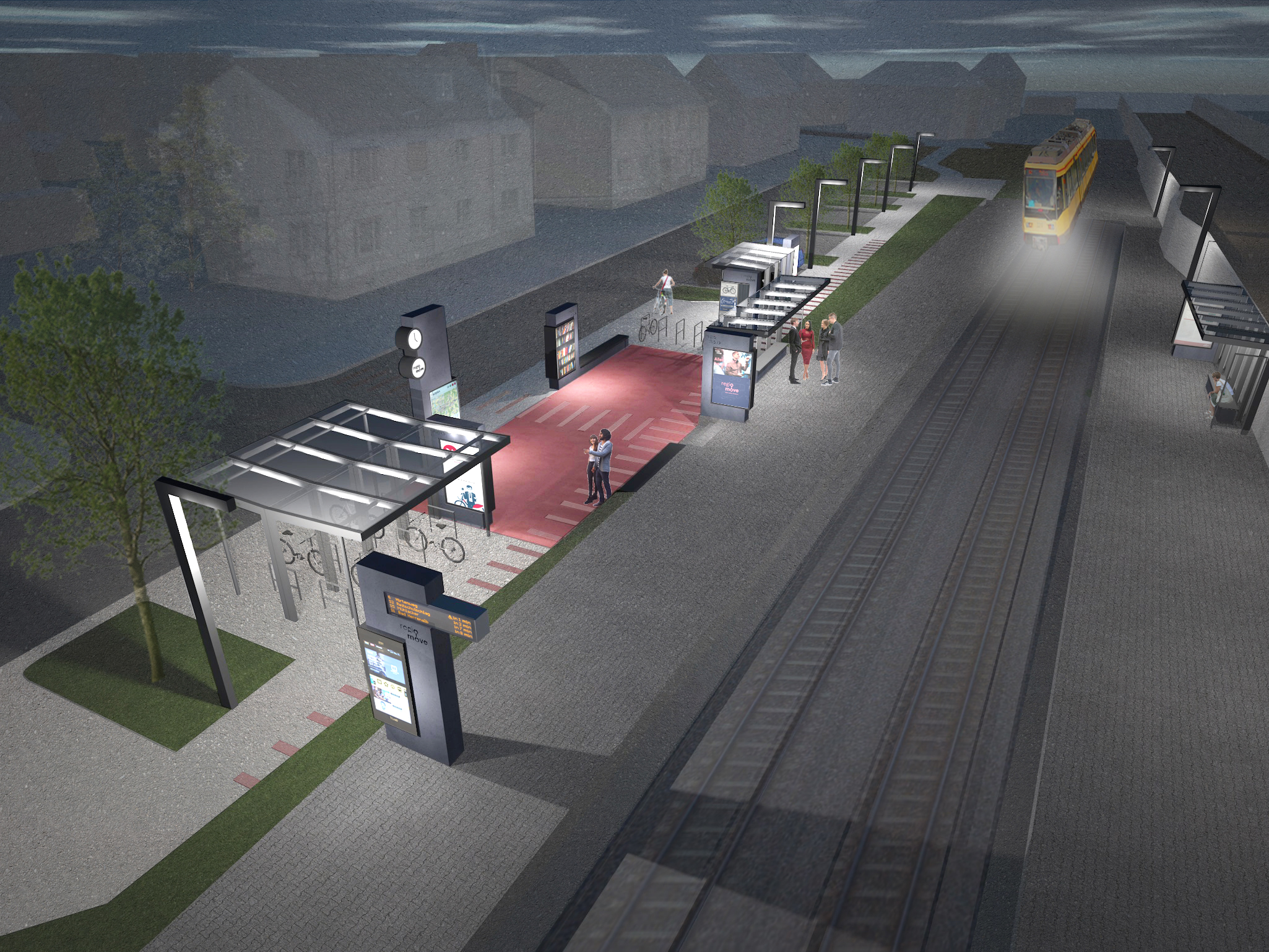 Hagsfeld Nachtperspektive