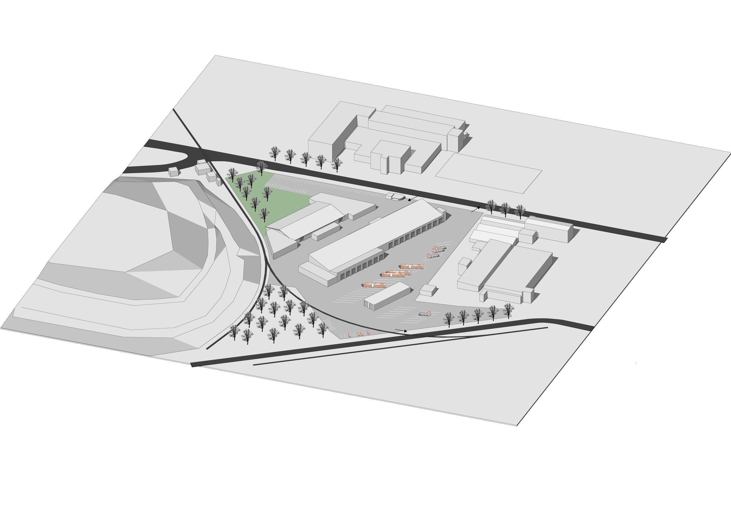 Axonometrie Variante 3