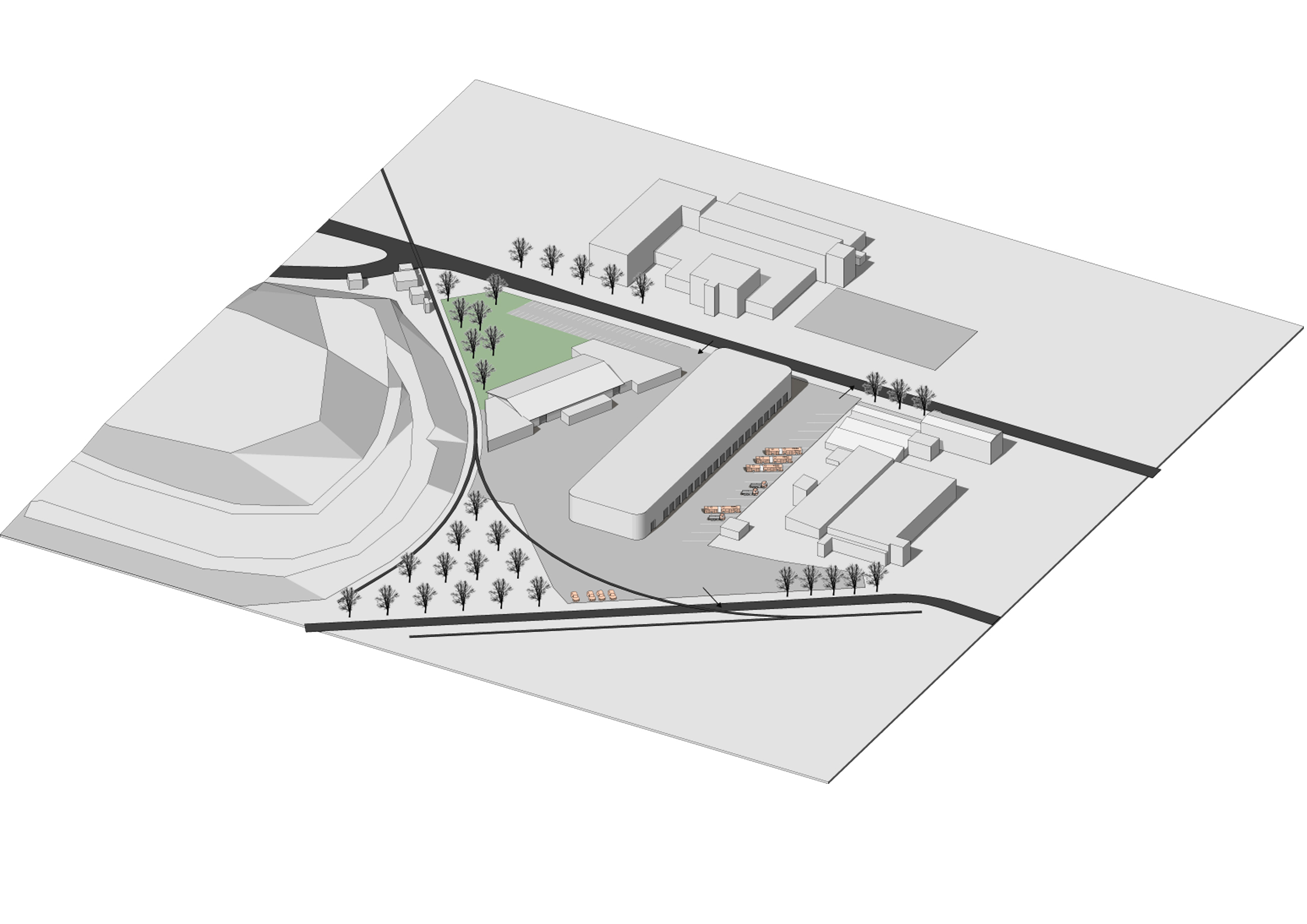 Axonometrie Variante 5